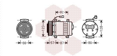 VAN WEZEL Kompressor,kliimaseade 0200K203